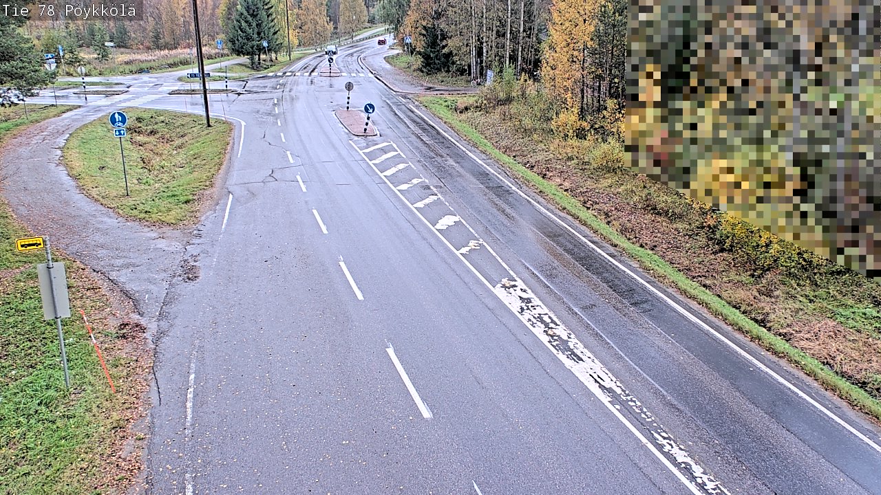 Kelikamerat Kuva Tie 78 Rovaniemi, Pöykkölä, Rovaniemi, Lappi
