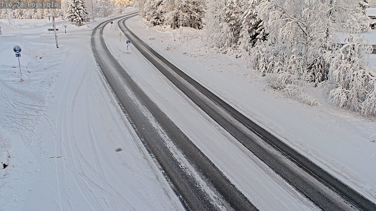 Kelikamerat Kuva Tie 78 Rovaniemi, Pöykkölä, Rovaniemi, Lappi