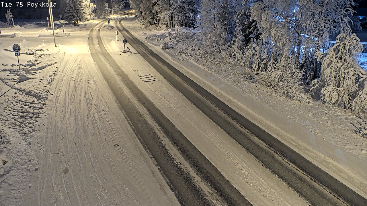 Kelikamerat Kuva Tie 78 Rovaniemi, Pöykkölä, Rovaniemi, Lappi