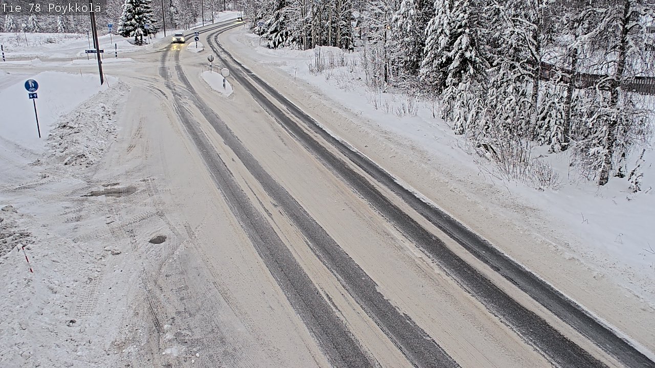 Weather Camera Image Road 78 Rovaniemi, Pöykkölä, Rovaniemi, Lappi