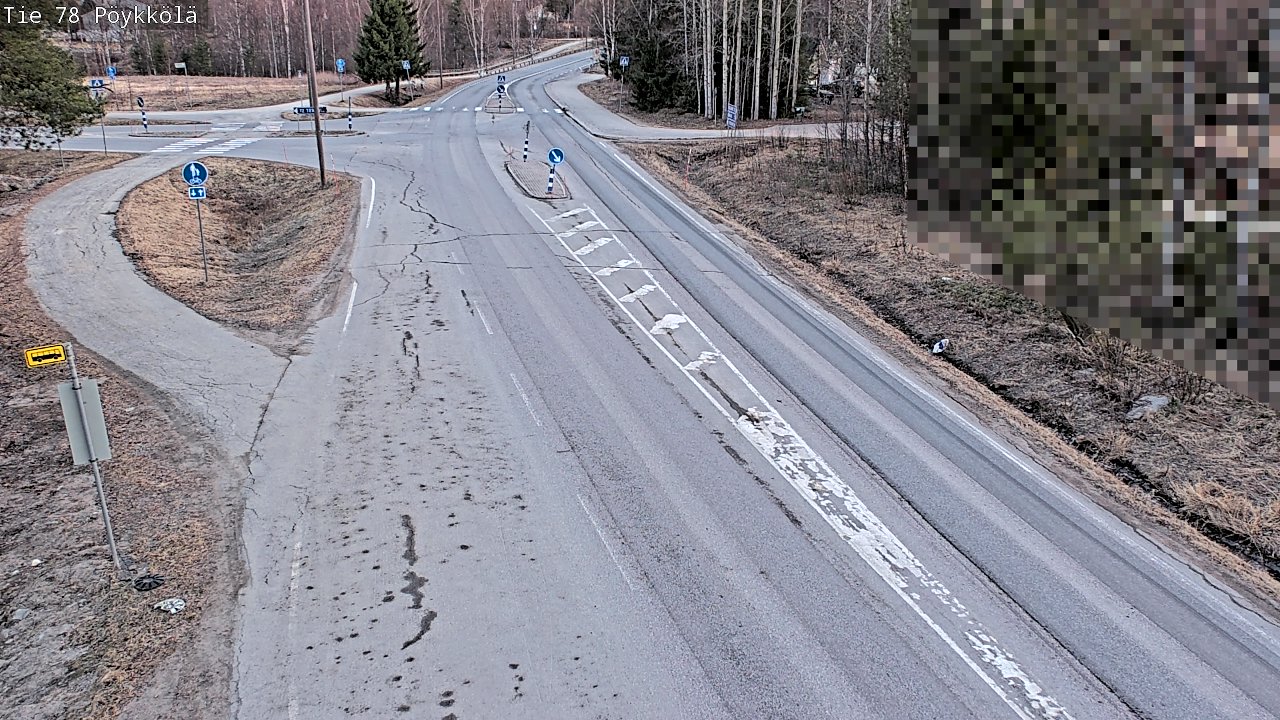 Weather Camera Image Väg 78 Rovaniemi, Pöykkölä, Rovaniemi, Lappi