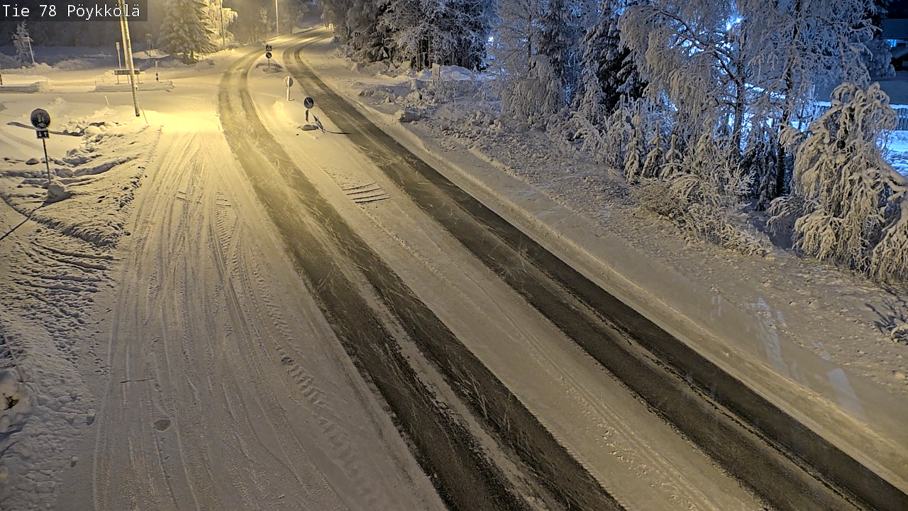 Kelikamerat Kuva Tie 78 Rovaniemi, Pöykkölä, Rovaniemi, Lappi