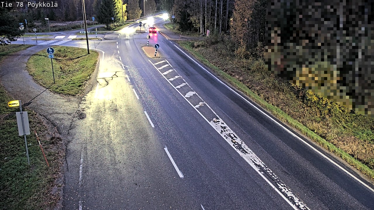 Kelikamerat Kuva Tie 78 Rovaniemi, Pöykkölä, Rovaniemi, Lappi