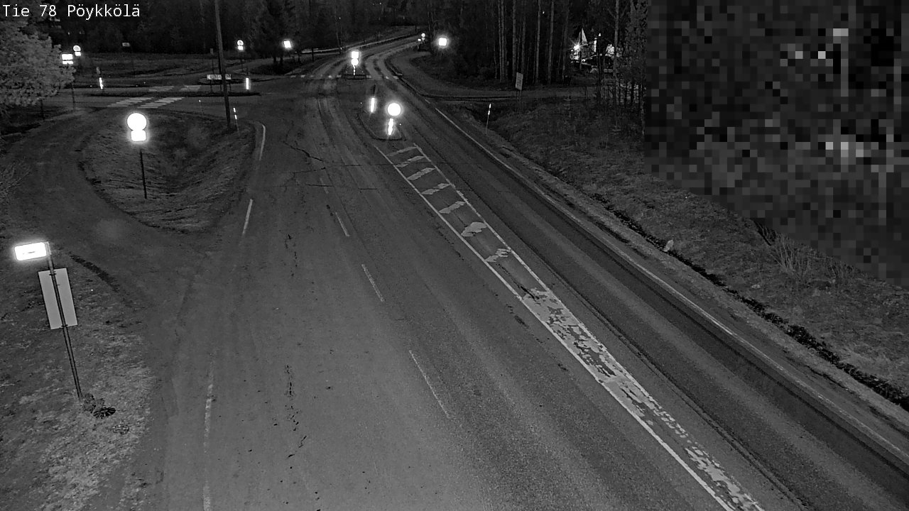 Weather Camera Image Road 78 Rovaniemi, Pöykkölä, Rovaniemi, Lappi