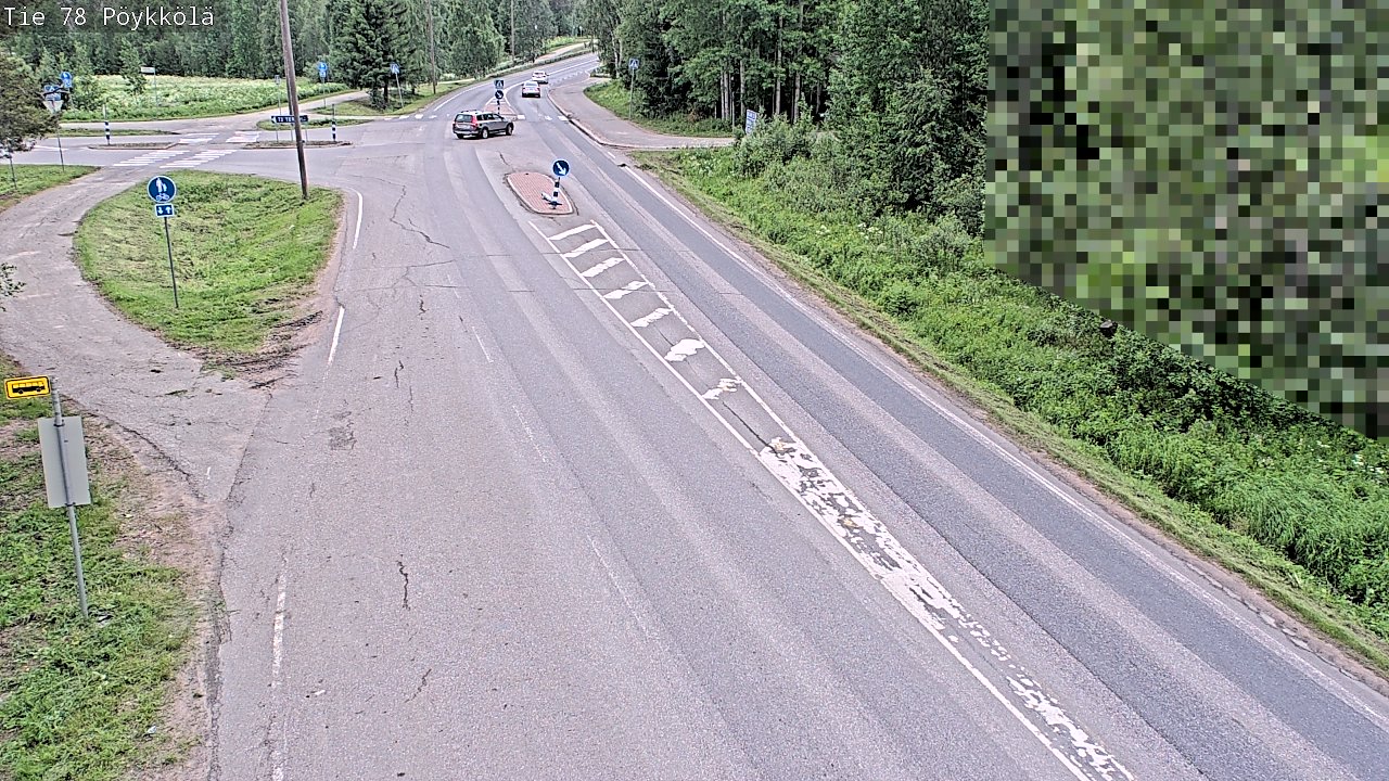 Weather Camera Image Väg 78 Rovaniemi, Pöykkölä, Rovaniemi, Lappi
