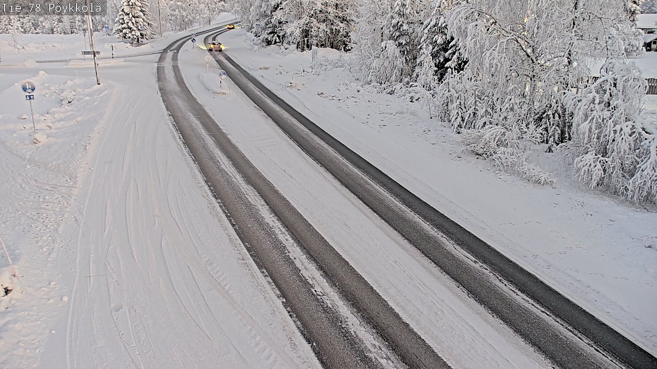 Kelikamerat Kuva Tie 78 Rovaniemi, Pöykkölä, Rovaniemi, Lappi