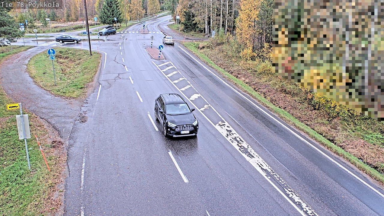 Kelikamerat Kuva Tie 78 Rovaniemi, Pöykkölä, Rovaniemi, Lappi