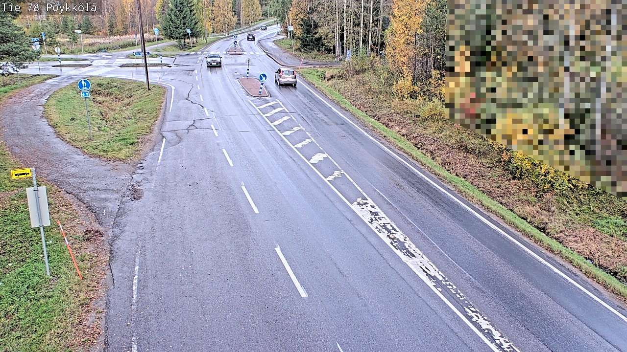 Kelikamerat Kuva Tie 78 Rovaniemi, Pöykkölä, Rovaniemi, Lappi