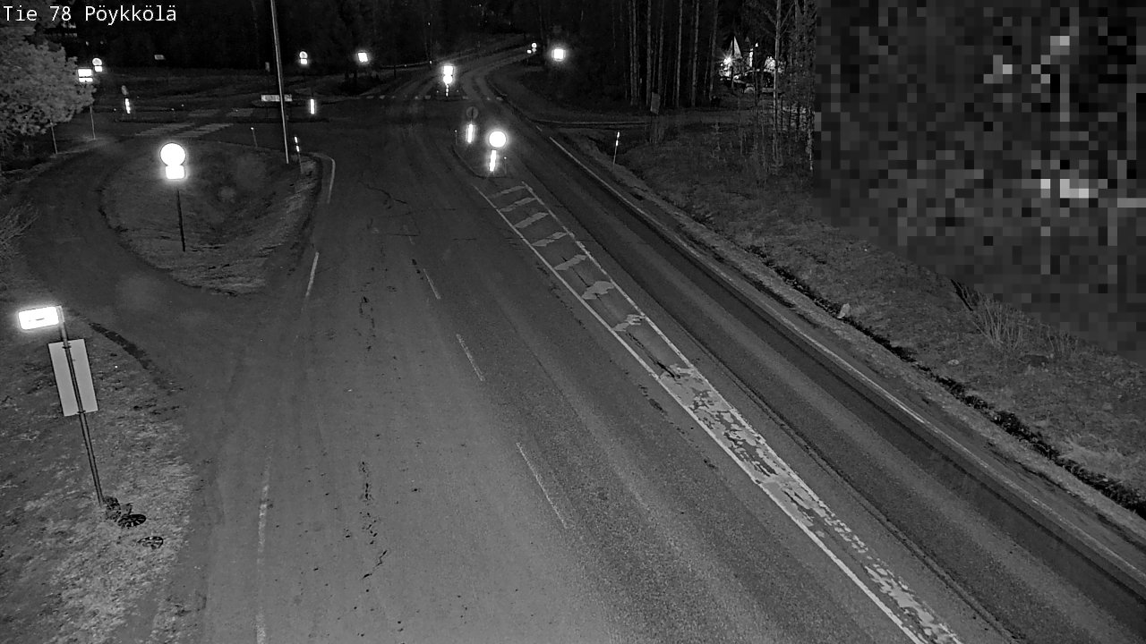 Weather Camera Image Road 78 Rovaniemi, Pöykkölä, Rovaniemi, Lappi