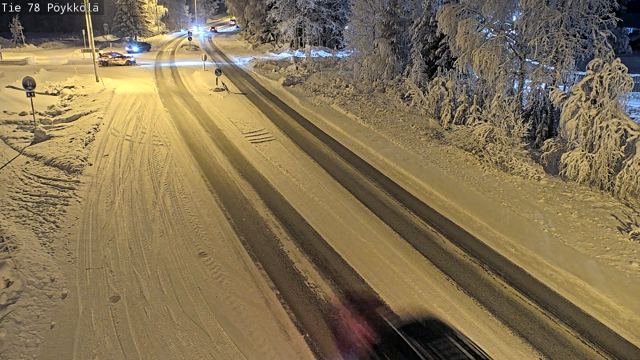 Kelikamerat Kuva Tie 78 Rovaniemi, Pöykkölä, Rovaniemi, Lappi