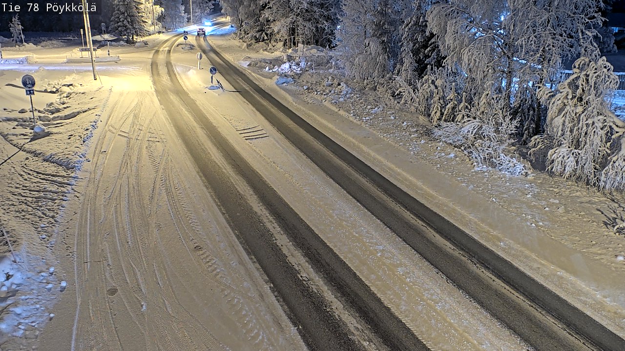 Kelikamerat Kuva Tie 78 Rovaniemi, Pöykkölä, Rovaniemi, Lappi