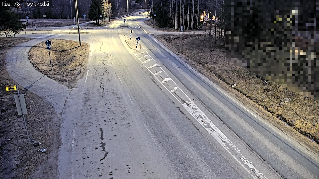 Weather Camera Image Väg 78 Rovaniemi, Pöykkölä, Rovaniemi, Lappi