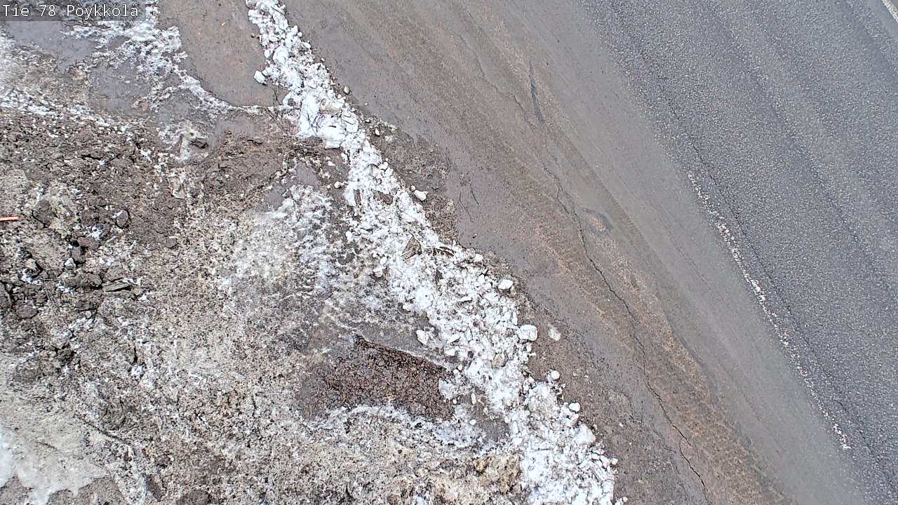 Weather Camera Image Väg 78 Rovaniemi, Pöykkölä, Rovaniemi, Lappi