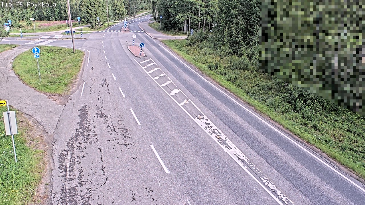 Kelikamerat Kuva Tie 78 Rovaniemi, Pöykkölä, Rovaniemi, Lappi