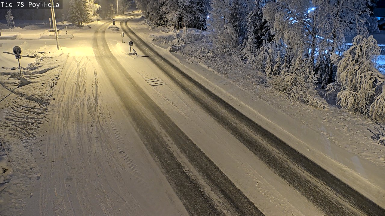 Kelikamerat Kuva Tie 78 Rovaniemi, Pöykkölä, Rovaniemi, Lappi
