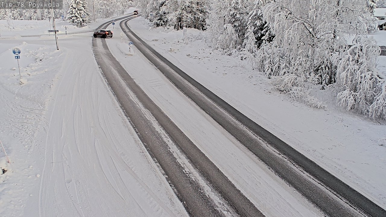 Kelikamerat Kuva Tie 78 Rovaniemi, Pöykkölä, Rovaniemi, Lappi