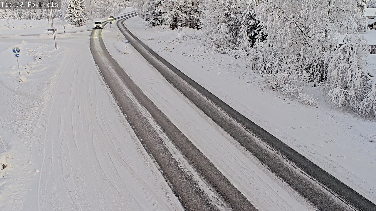 Kelikamerat Kuva Tie 78 Rovaniemi, Pöykkölä, Rovaniemi, Lappi