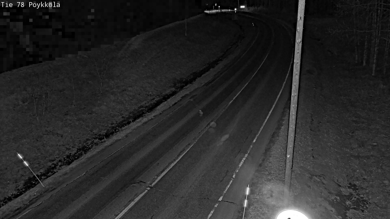 Weather Camera Image Road 78 Rovaniemi, Pöykkölä, Rovaniemi, Lappi