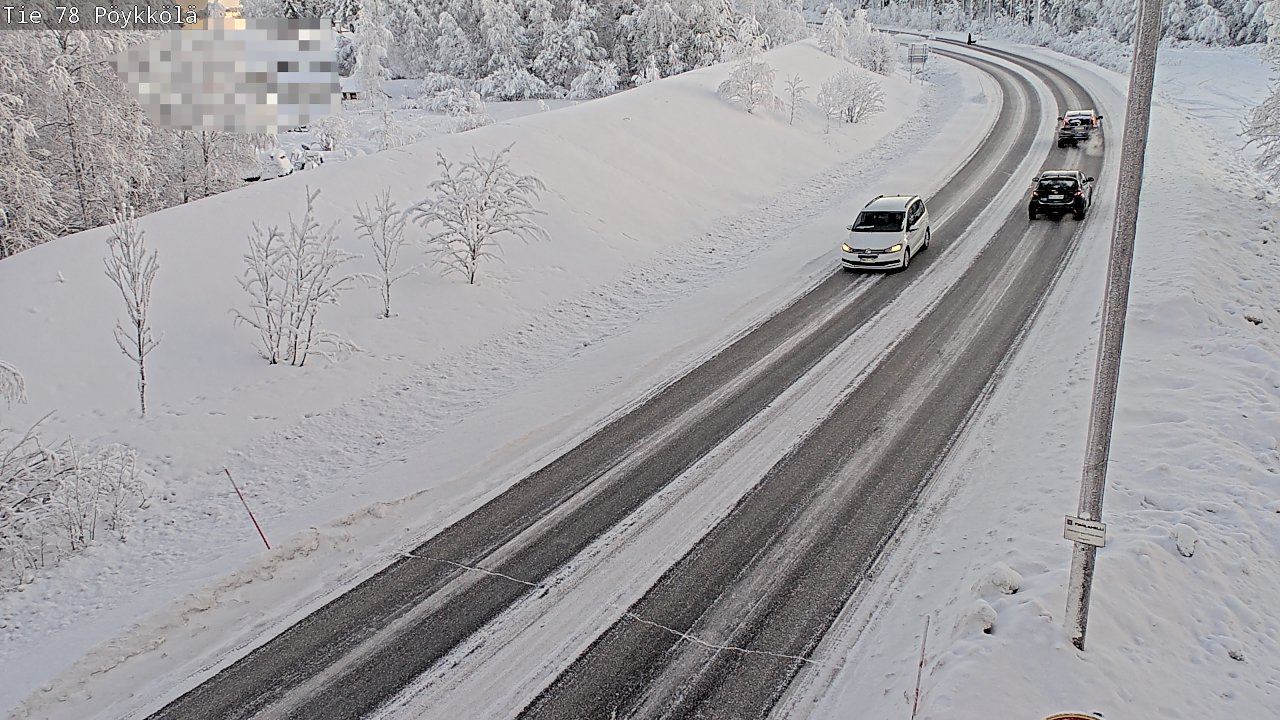 Kelikamerat Kuva Tie 78 Rovaniemi, Pöykkölä, Rovaniemi, Lappi