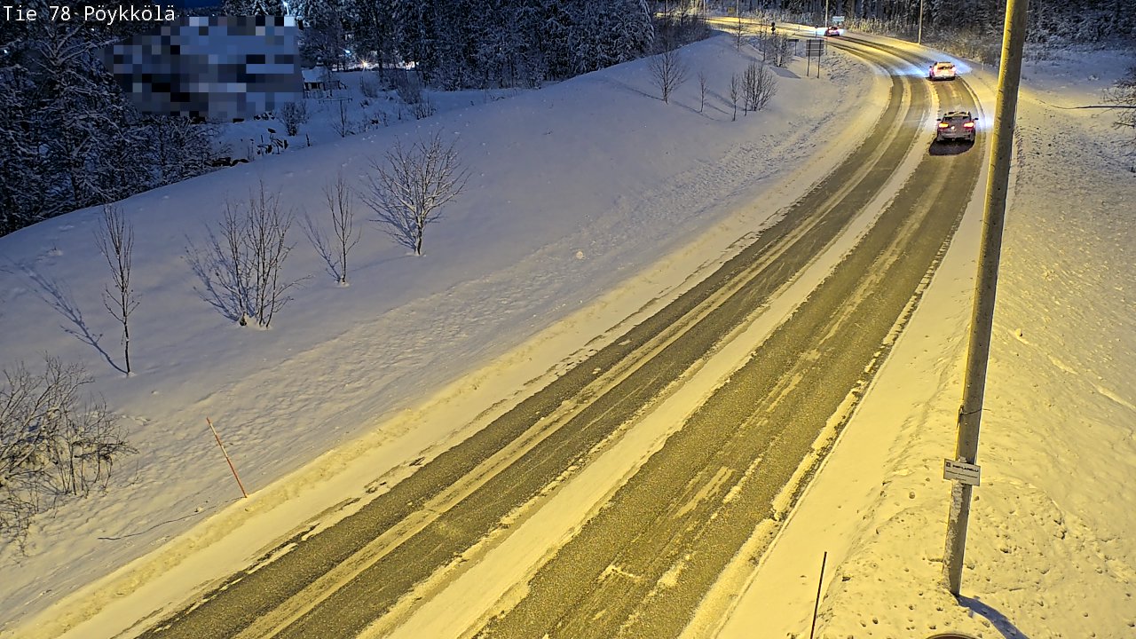 Kelikamerat Kuva Tie 78 Rovaniemi, Pöykkölä, Rovaniemi, Lappi