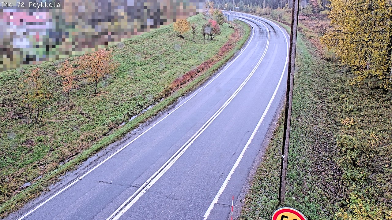 Weather Camera Image Väg 78 Rovaniemi, Pöykkölä, Rovaniemi, Lappi