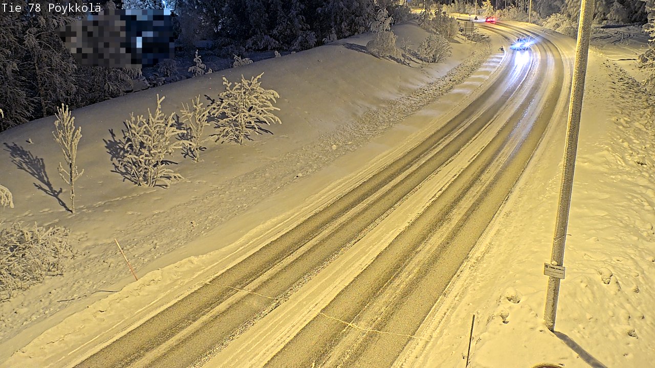 Kelikamerat Kuva Tie 78 Rovaniemi, Pöykkölä, Rovaniemi, Lappi