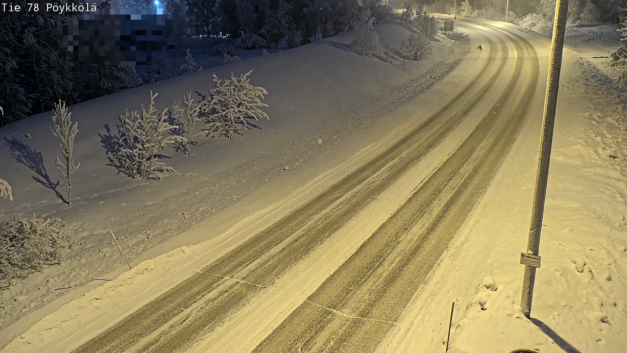Kelikamerat Kuva Tie 78 Rovaniemi, Pöykkölä, Rovaniemi, Lappi