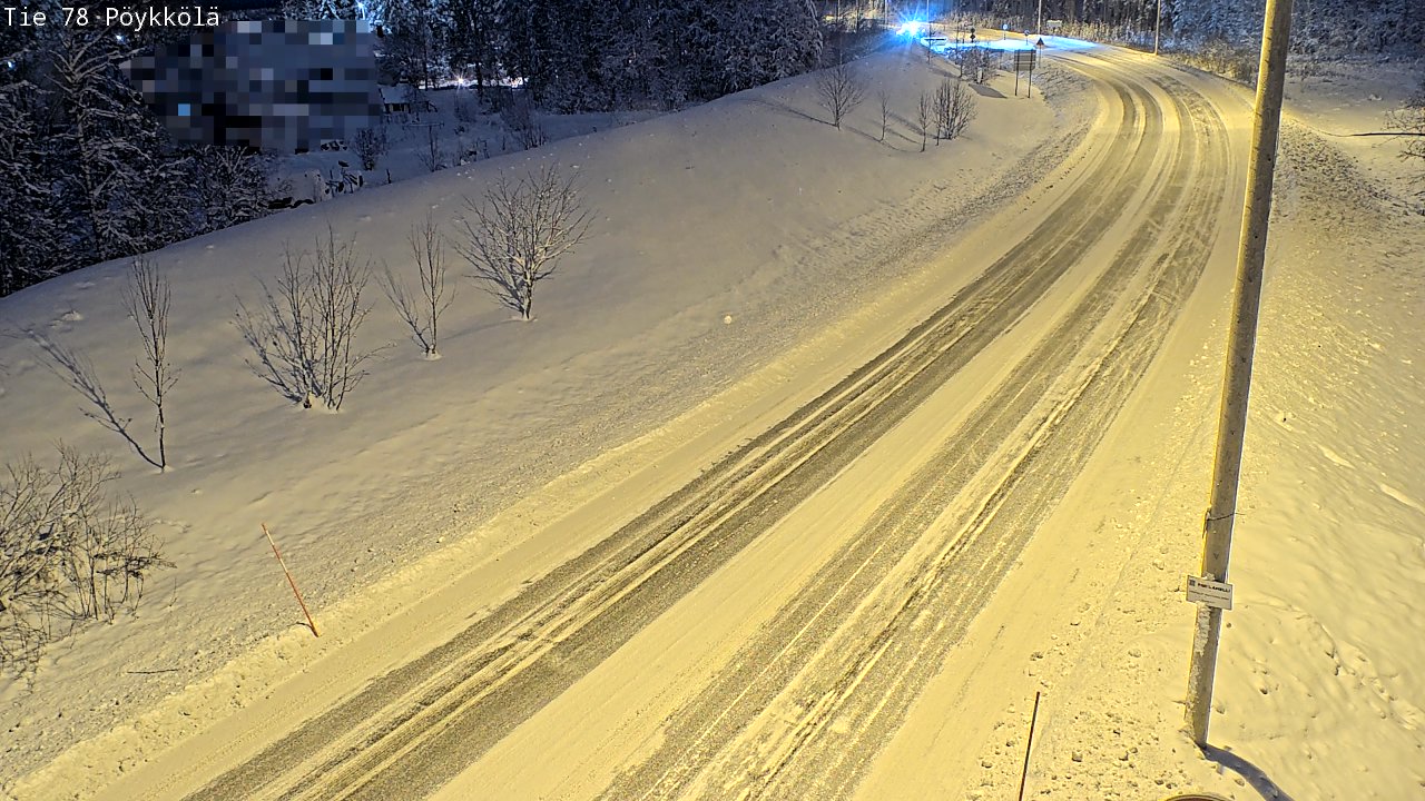 Kelikamerat Kuva Tie 78 Rovaniemi, Pöykkölä, Rovaniemi, Lappi