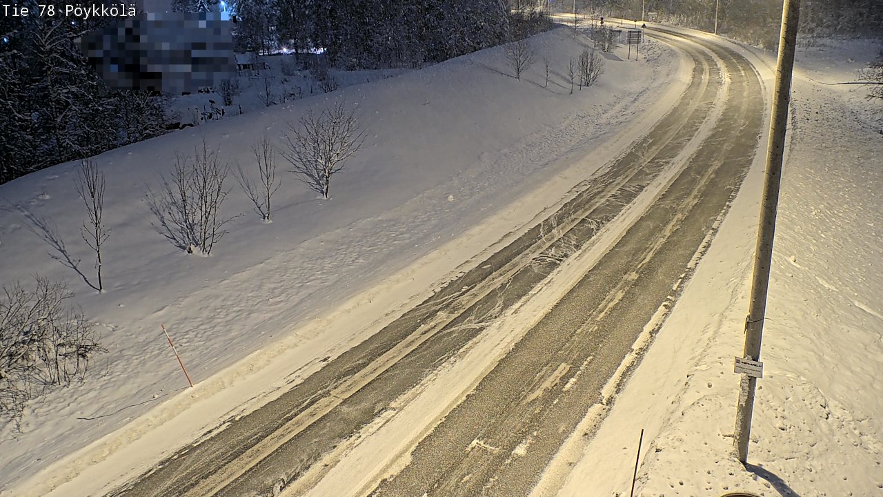 Kelikamerat Kuva Tie 78 Rovaniemi, Pöykkölä, Rovaniemi, Lappi