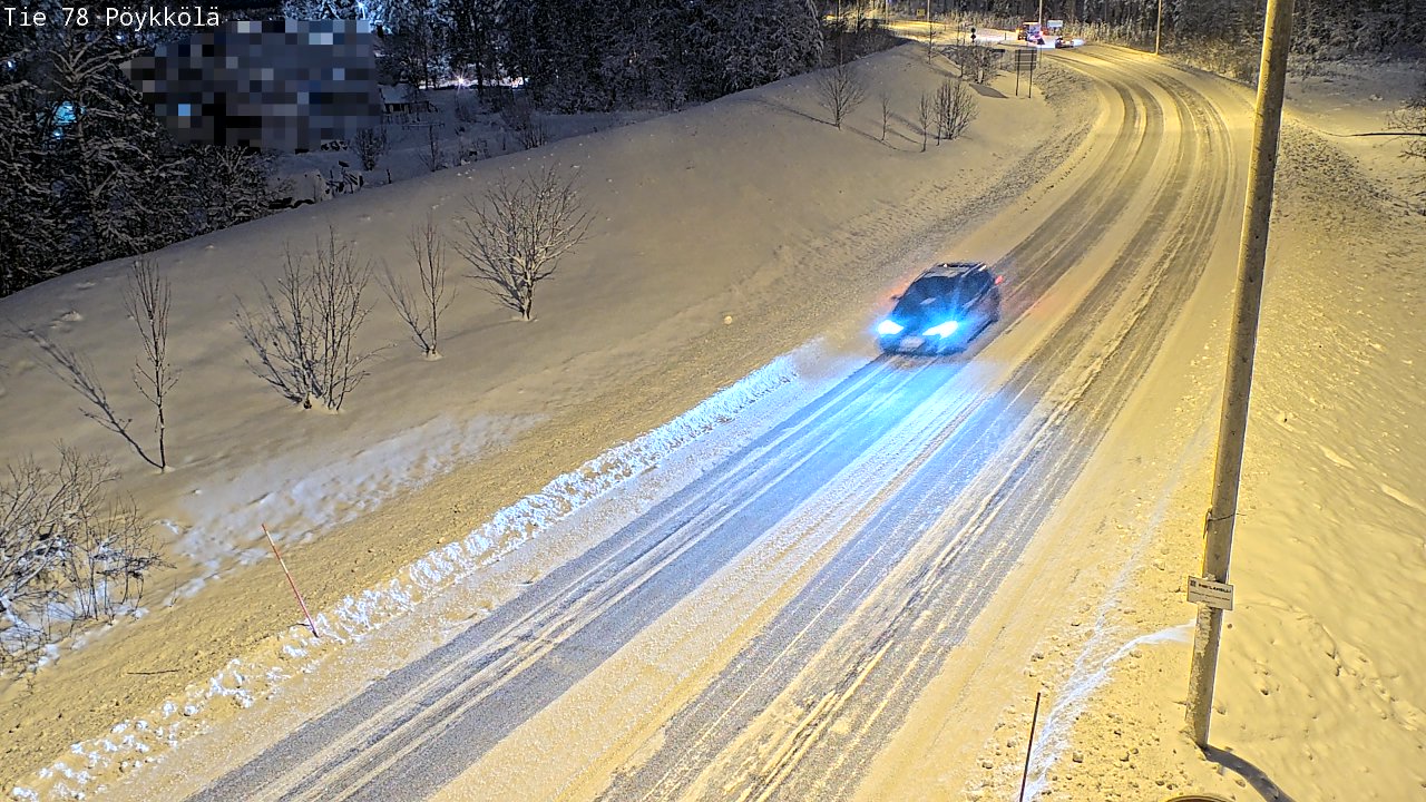 Kelikamerat Kuva Tie 78 Rovaniemi, Pöykkölä, Rovaniemi, Lappi