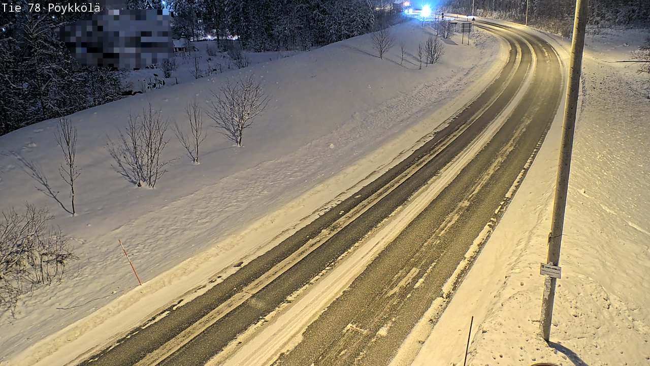 Kelikamerat Kuva Tie 78 Rovaniemi, Pöykkölä, Rovaniemi, Lappi