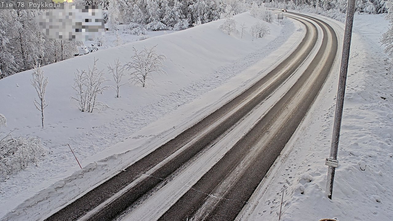 Kelikamerat Kuva Tie 78 Rovaniemi, Pöykkölä, Rovaniemi, Lappi