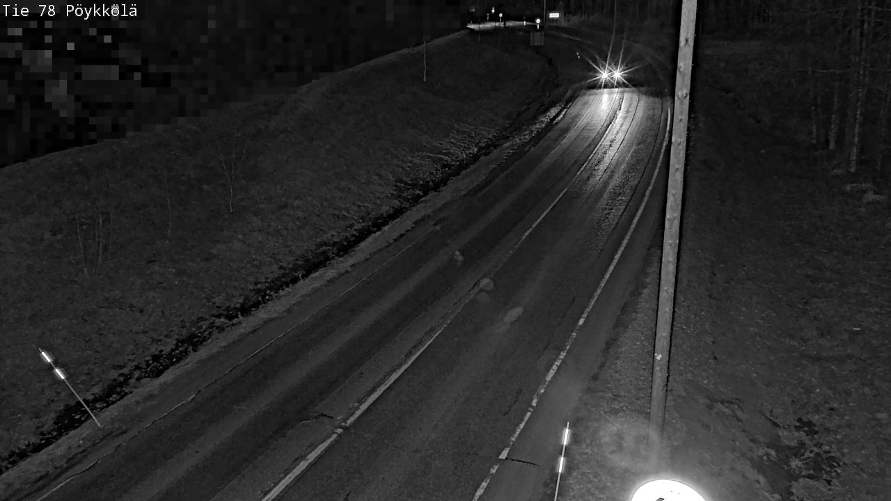 Weather Camera Image Road 78 Rovaniemi, Pöykkölä, Rovaniemi, Lappi