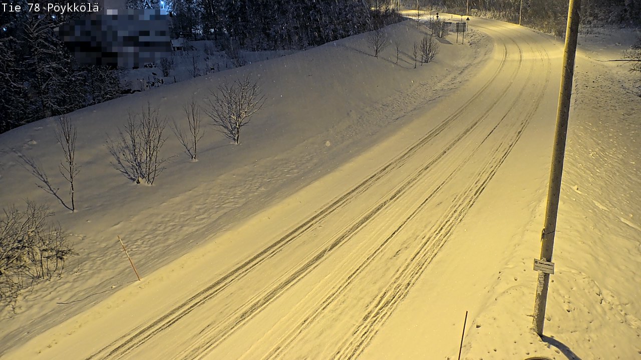 Kelikamerat Kuva Tie 78 Rovaniemi, Pöykkölä, Rovaniemi, Lappi