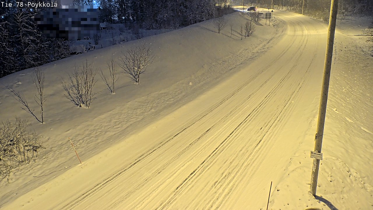 Kelikamerat Kuva Tie 78 Rovaniemi, Pöykkölä, Rovaniemi, Lappi