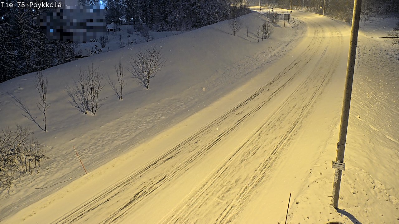 Kelikamerat Kuva Tie 78 Rovaniemi, Pöykkölä, Rovaniemi, Lappi