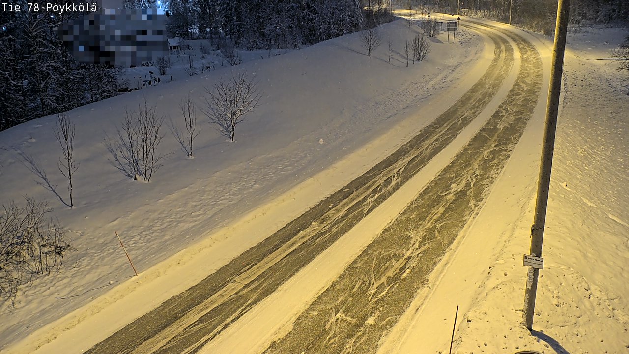 Kelikamerat Kuva Tie 78 Rovaniemi, Pöykkölä, Rovaniemi, Lappi