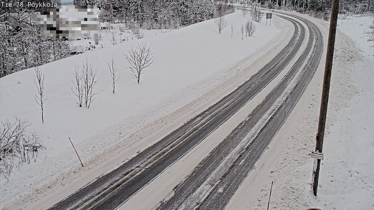 Kelikamerat Kuva Tie 78 Rovaniemi, Pöykkölä, Rovaniemi, Lappi