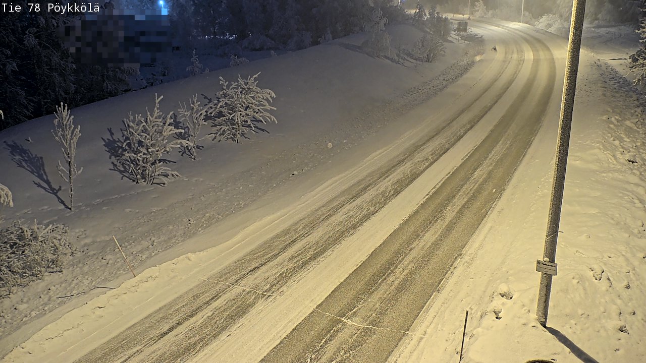 Kelikamerat Kuva Tie 78 Rovaniemi, Pöykkölä, Rovaniemi, Lappi
