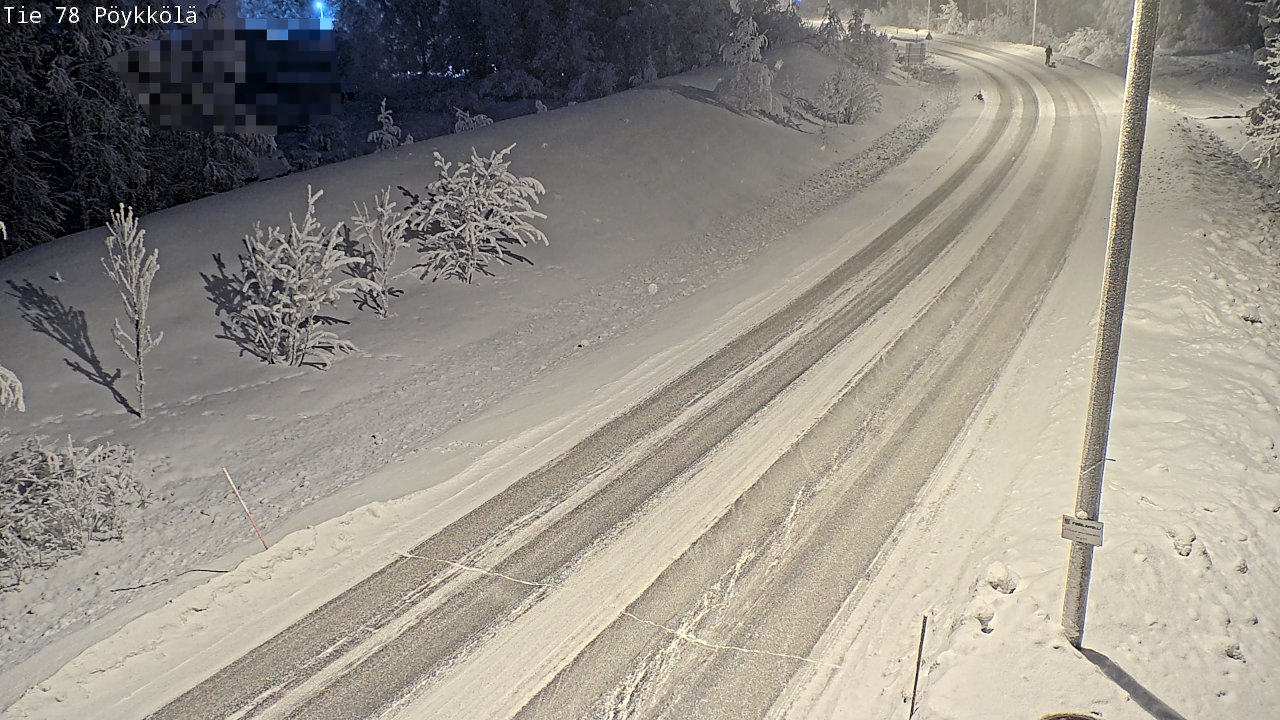 Kelikamerat Kuva Tie 78 Rovaniemi, Pöykkölä, Rovaniemi, Lappi