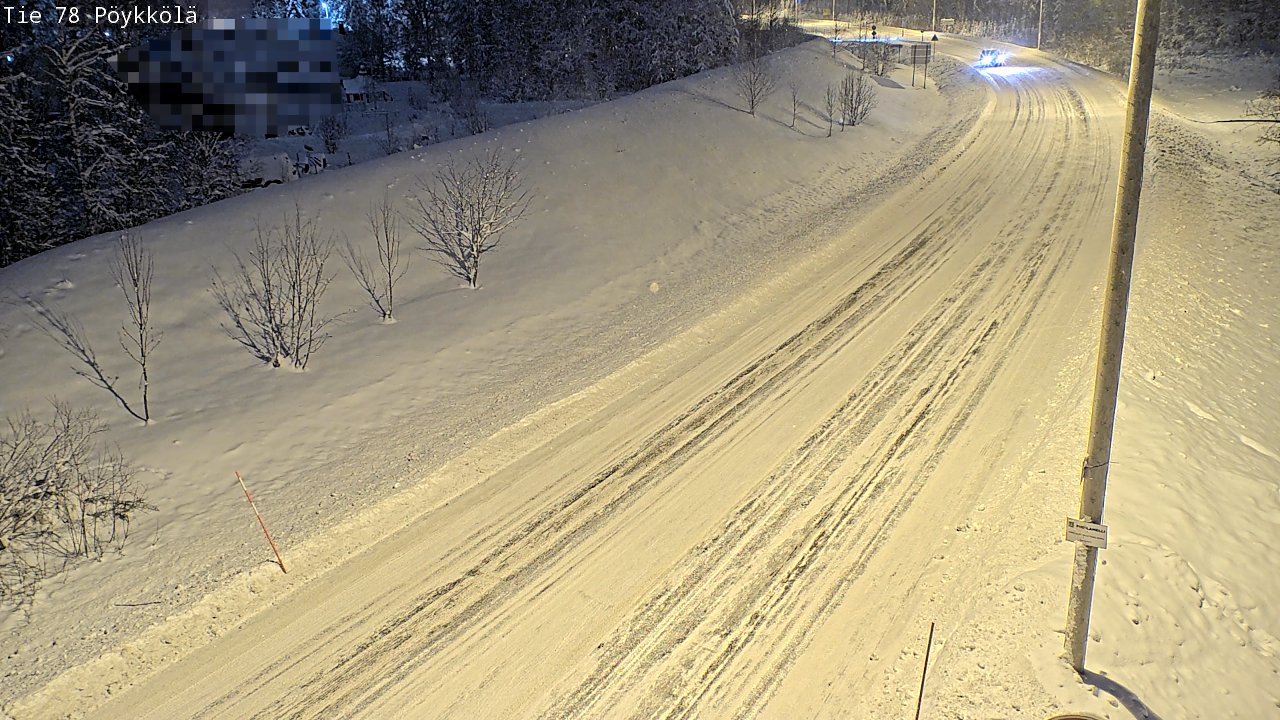 Kelikamerat Kuva Tie 78 Rovaniemi, Pöykkölä, Rovaniemi, Lappi