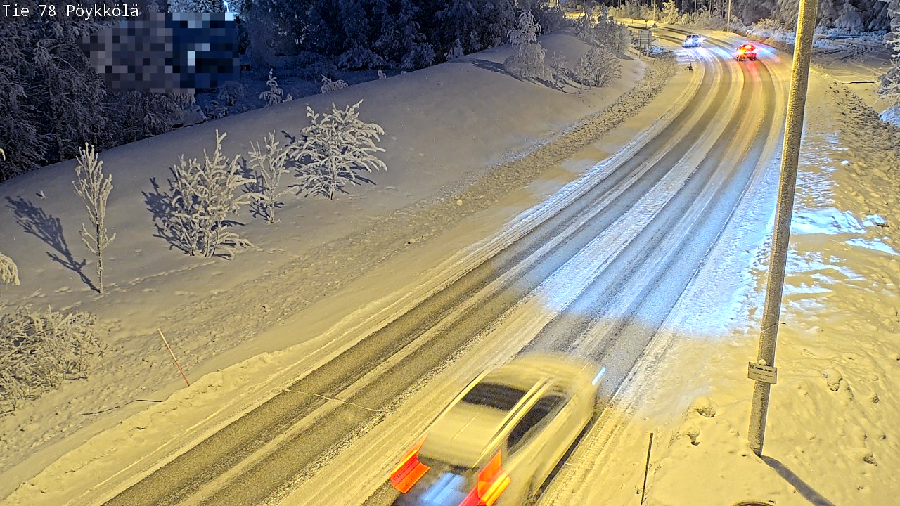 Kelikamerat Kuva Tie 78 Rovaniemi, Pöykkölä, Rovaniemi, Lappi