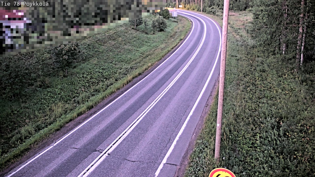 Kelikamerat Kuva Tie 78 Rovaniemi, Pöykkölä, Rovaniemi, Lappi
