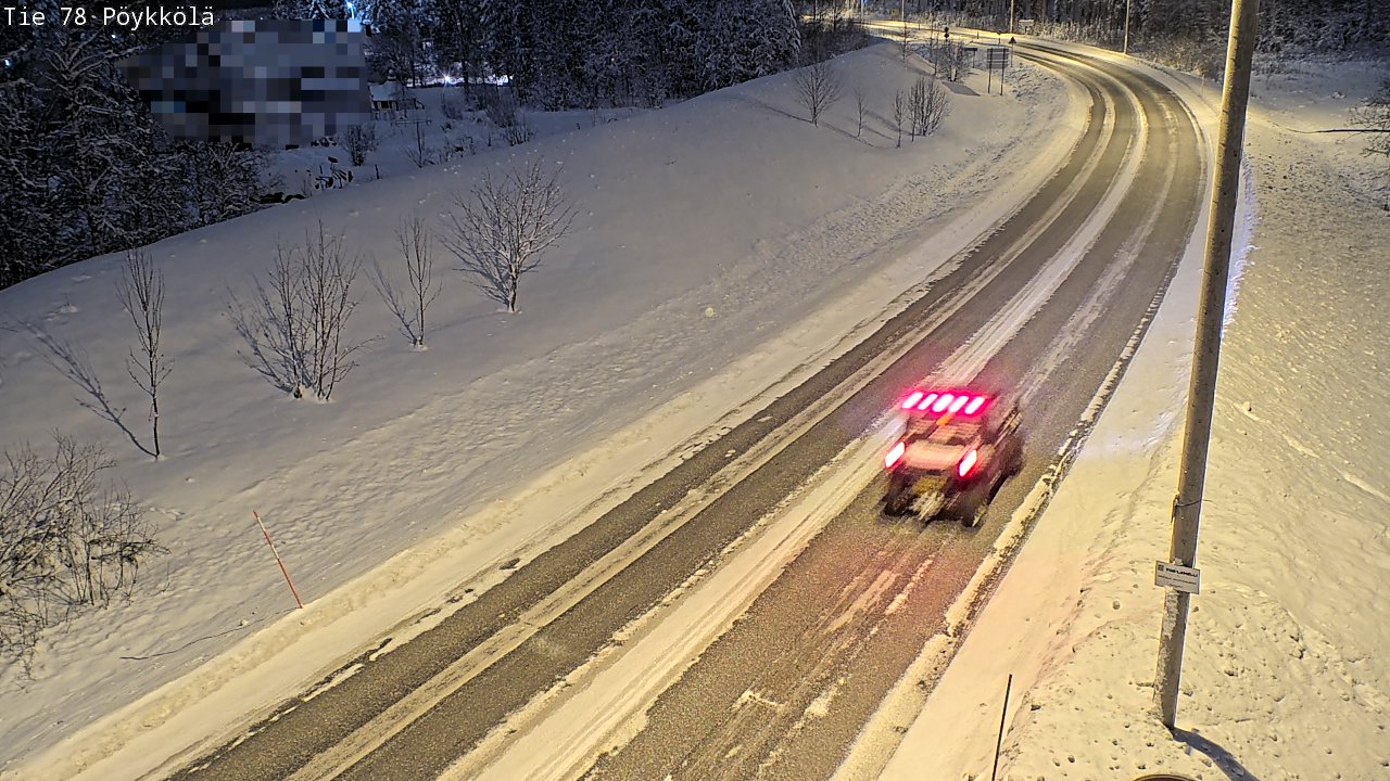 Kelikamerat Kuva Tie 78 Rovaniemi, Pöykkölä, Rovaniemi, Lappi