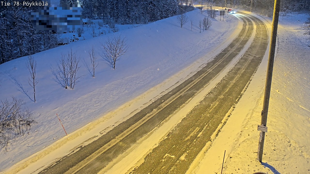 Kelikamerat Kuva Tie 78 Rovaniemi, Pöykkölä, Rovaniemi, Lappi