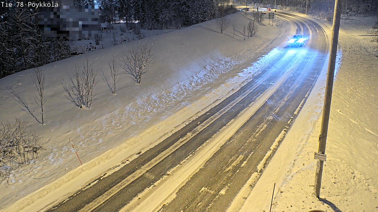 Kelikamerat Kuva Tie 78 Rovaniemi, Pöykkölä, Rovaniemi, Lappi