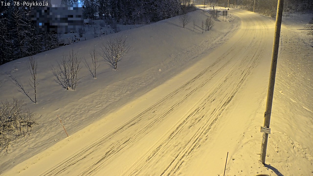 Kelikamerat Kuva Tie 78 Rovaniemi, Pöykkölä, Rovaniemi, Lappi