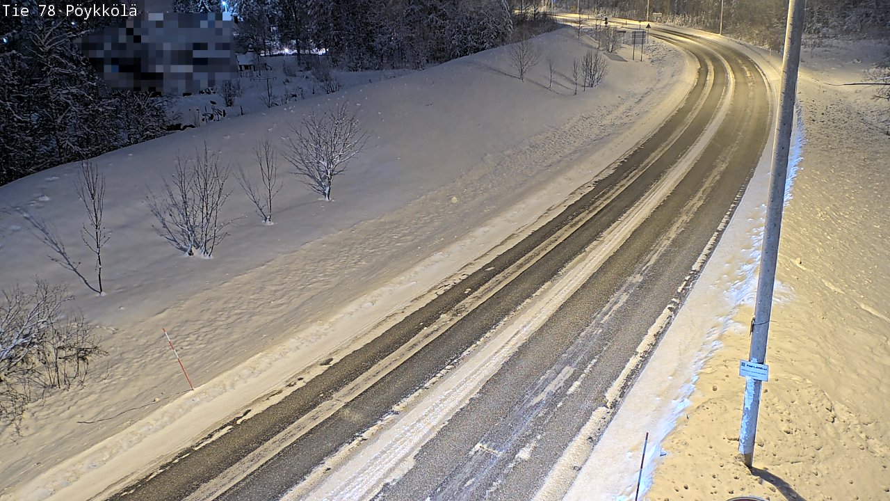 Kelikamerat Kuva Tie 78 Rovaniemi, Pöykkölä, Rovaniemi, Lappi