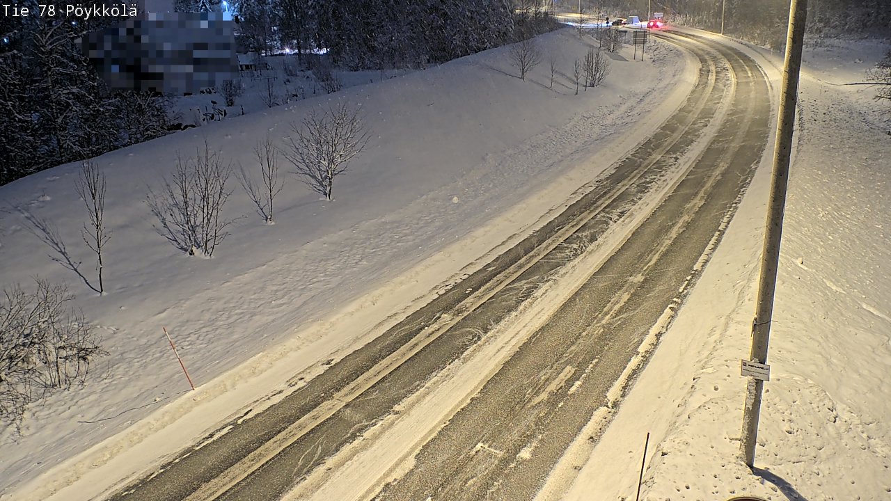 Kelikamerat Kuva Tie 78 Rovaniemi, Pöykkölä, Rovaniemi, Lappi