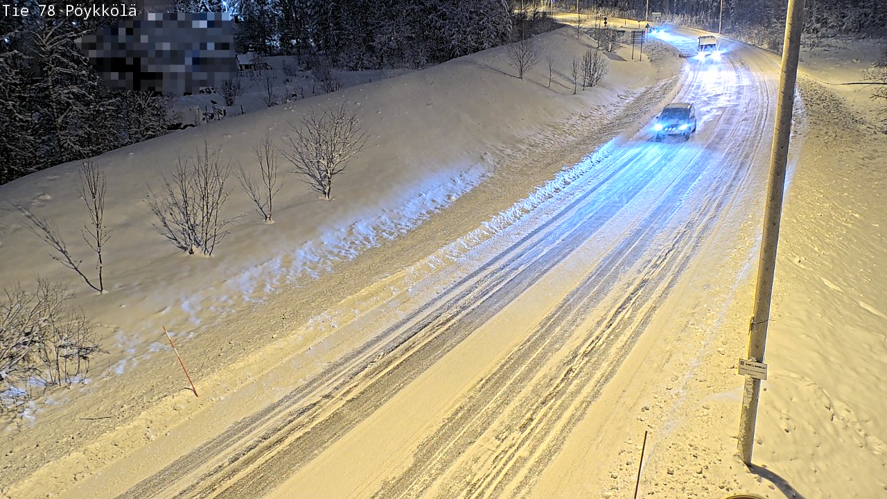 Kelikamerat Kuva Tie 78 Rovaniemi, Pöykkölä, Rovaniemi, Lappi